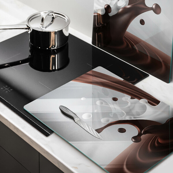 Osłona płyty indukcyjnej Mleko i czekolada