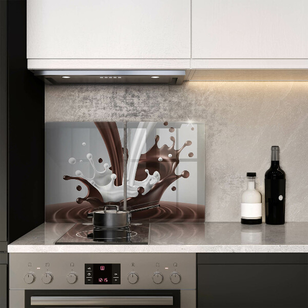 Osłona płyty indukcyjnej Mleko i czekolada