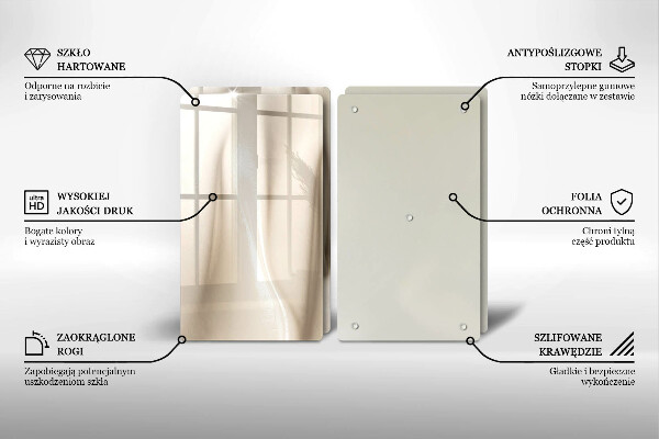 Osłona płyty indukcyjnej Kremowe lody