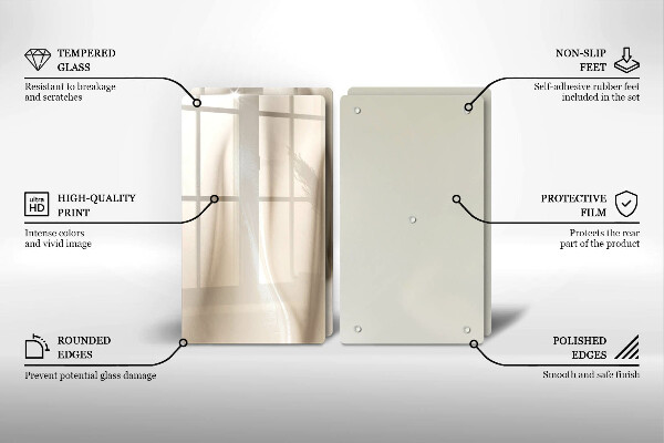 Osłona płyty indukcyjnej Kremowe lody