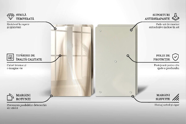 Osłona płyty indukcyjnej Kremowe lody