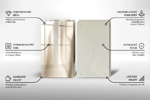 Osłona płyty indukcyjnej Kremowe lody