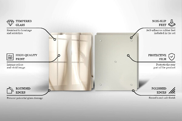 Osłona płyty indukcyjnej Kremowe lody