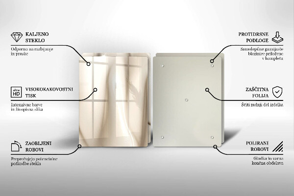 Osłona płyty indukcyjnej Kremowe lody
