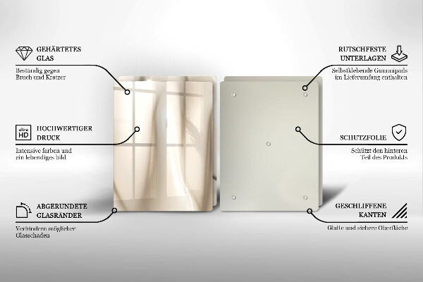 Osłona płyty indukcyjnej Kremowe lody