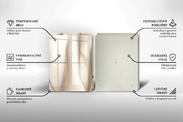 Osłona płyty indukcyjnej Kremowe lody