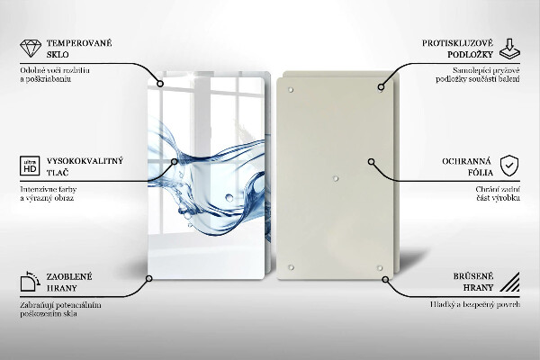 Osłona płyty indukcyjnej Krystaliczna woda