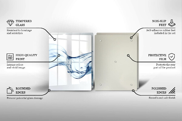 Osłona płyty indukcyjnej Krystaliczna woda