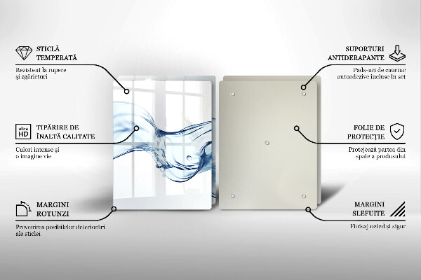 Osłona płyty indukcyjnej Krystaliczna woda