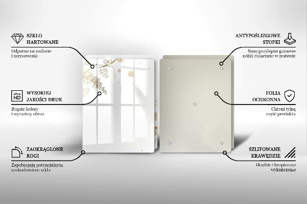 Osłona płyty indukcyjnej Zimowe dekoracje