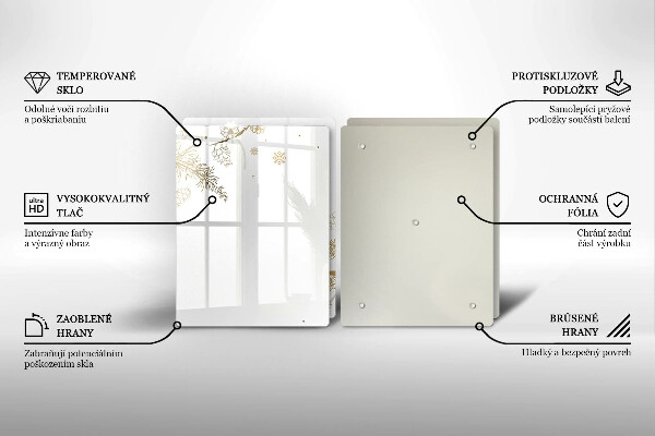 Osłona płyty indukcyjnej Zimowe dekoracje