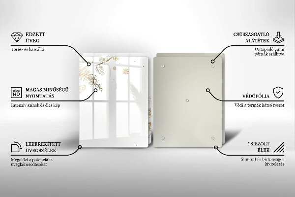 Osłona płyty indukcyjnej Zimowe dekoracje