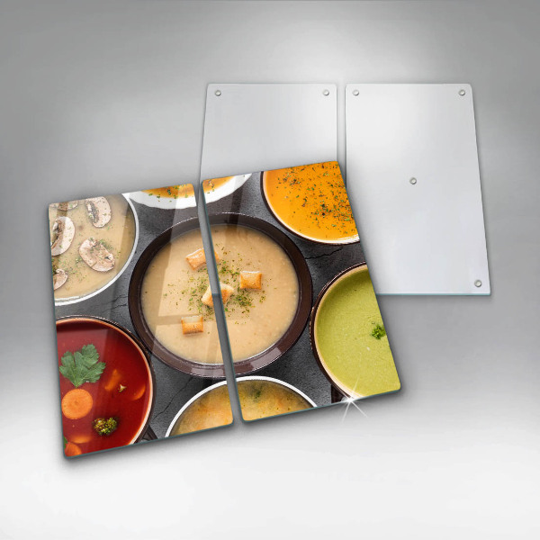 Osłona płyty indukcyjnej Kolorowe zupy