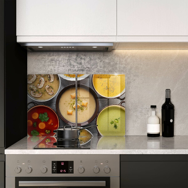 Osłona płyty indukcyjnej Kolorowe zupy