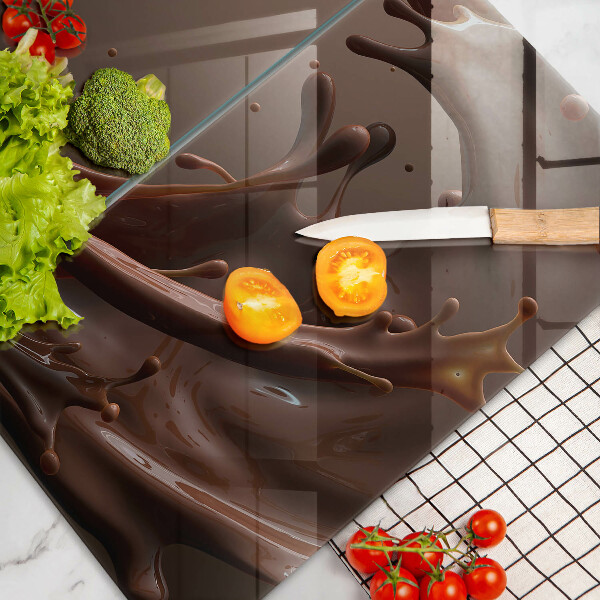 Osłona ściany przy kuchence gazowej Płynna czekolada