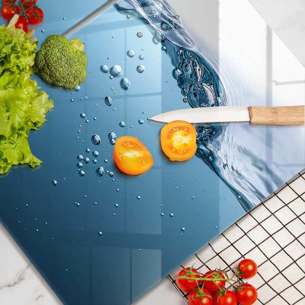 Osłona ściany przy kuchence gazowej Błękitna woda