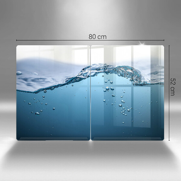 Osłona ściany przy kuchence gazowej Błękitna woda