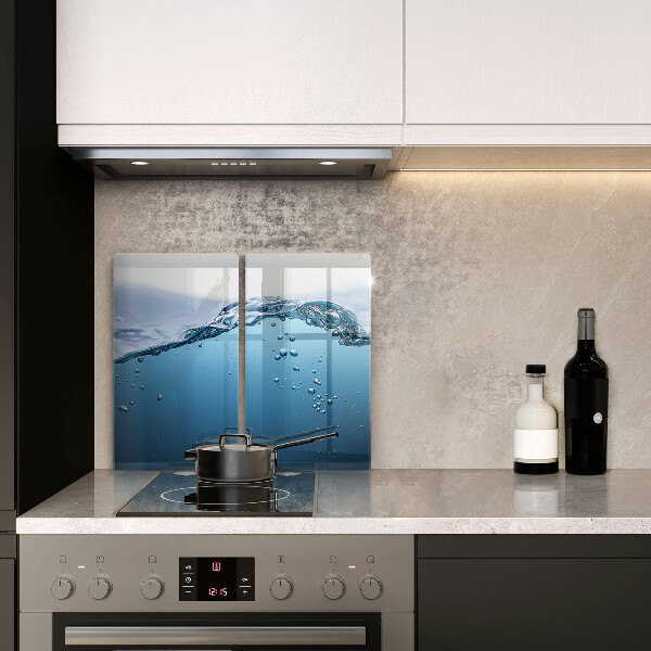 Osłona ściany przy kuchence gazowej Błękitna woda