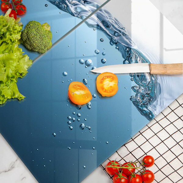 Osłona ściany przy kuchence gazowej Błękitna woda