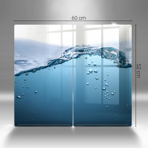 Osłona ściany przy kuchence gazowej Błękitna woda