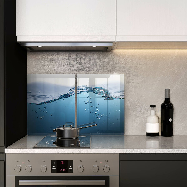 Osłona ściany przy kuchence gazowej Błękitna woda