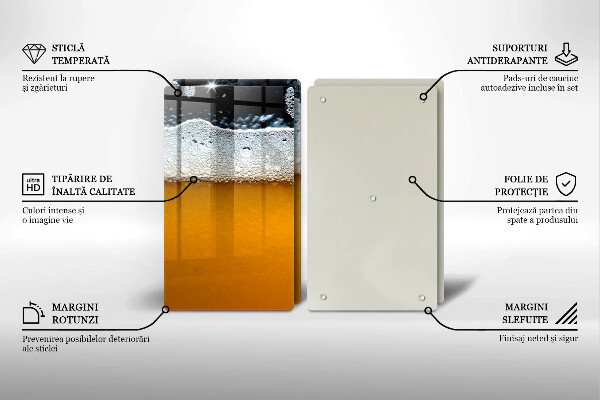 Osłona ściany przy kuchence gazowej Napój piwo piana