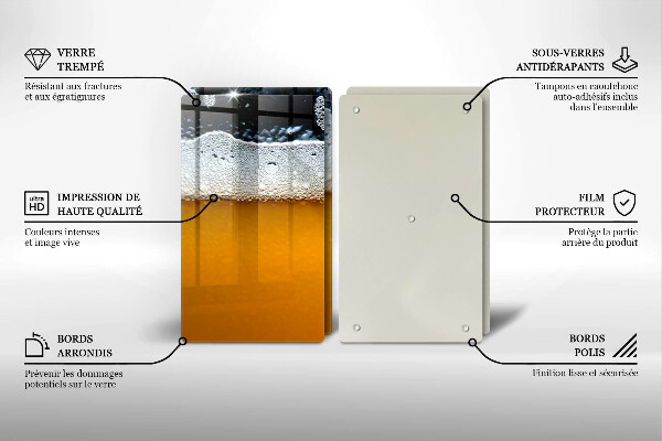 Osłona ściany przy kuchence gazowej Napój piwo piana