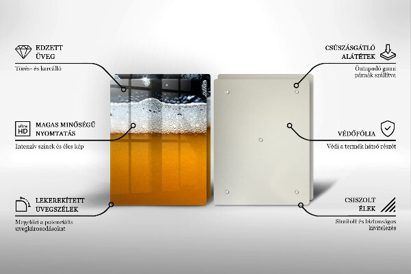 Osłona ściany przy kuchence gazowej Napój piwo piana