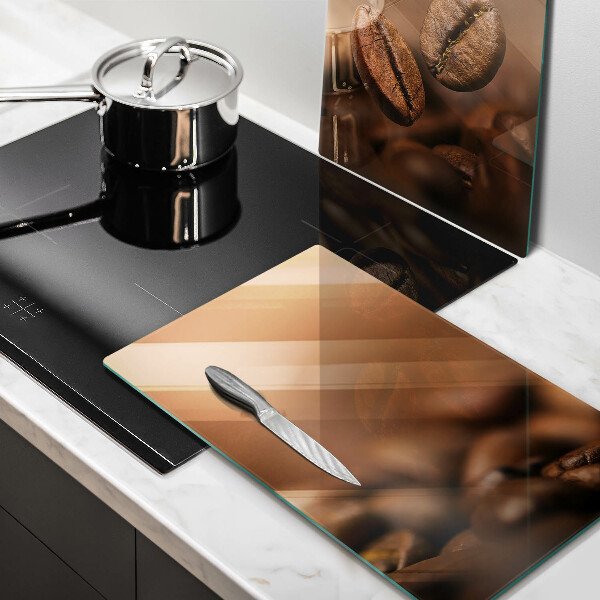 Panel ochronny do kuchni Ziarna kawy