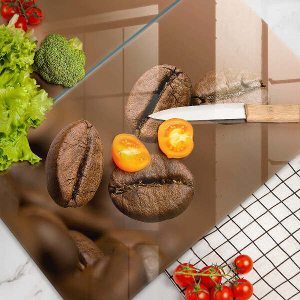 Panel ochronny do kuchni Ziarna kawy