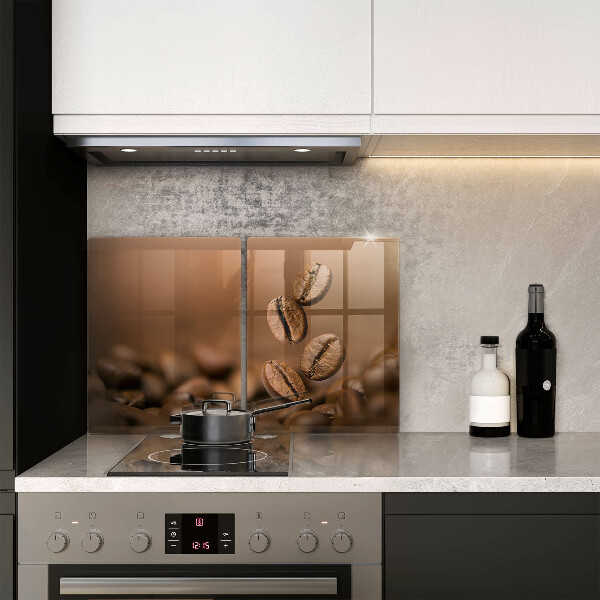 Panel ochronny do kuchni Ziarna kawy