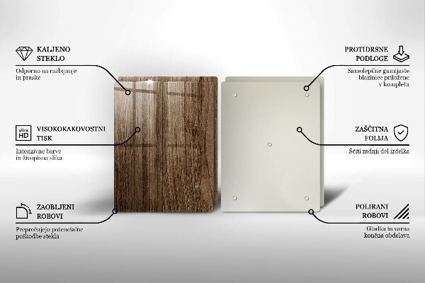 Osłona ściany przy kuchence gazowej Drewno tekstura