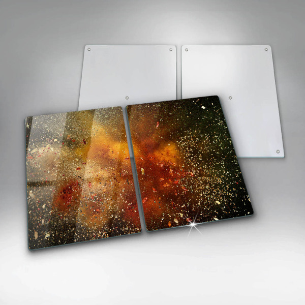 Osłona ściany przy kuchence gazowej Kolorowe przyprawy