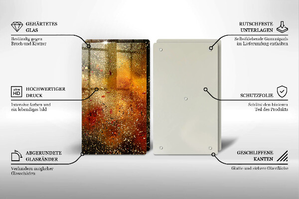 Osłona ściany przy kuchence gazowej Kolorowe przyprawy