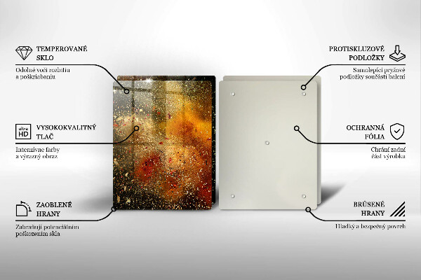 Osłona ściany przy kuchence gazowej Kolorowe przyprawy