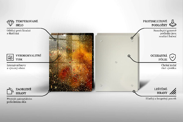 Osłona ściany przy kuchence gazowej Kolorowe przyprawy