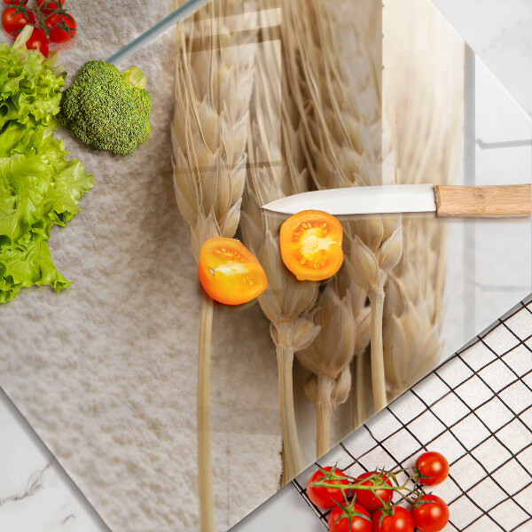 Osłona ściany przy kuchence gazowej Mąka i kłosy zboża