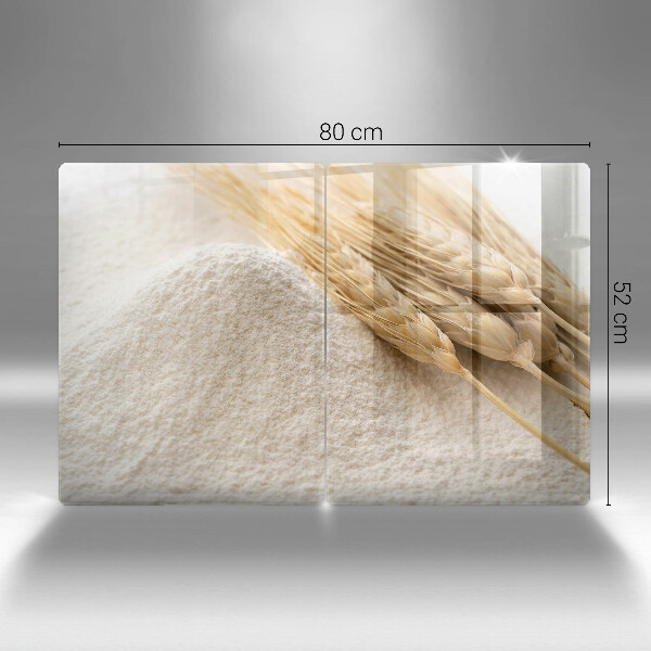 Osłona ściany przy kuchence gazowej Mąka i kłosy zboża