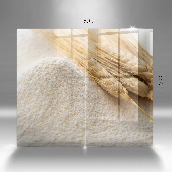 Osłona ściany przy kuchence gazowej Mąka i kłosy zboża