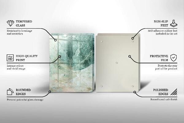 Osłona ściany przy kuchence gazowej Struktura kamień