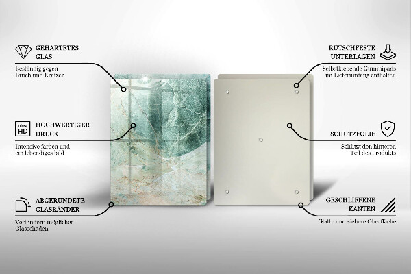 Osłona ściany przy kuchence gazowej Struktura kamień