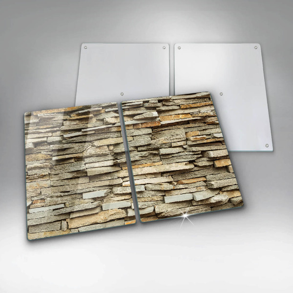 Płyta ochronna na kuchenkę Ozdobne kamienie