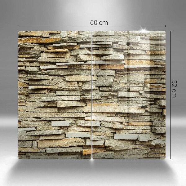 Płyta ochronna na kuchenkę Ozdobne kamienie