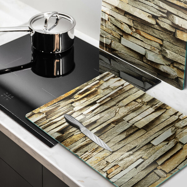 Płyta ochronna na kuchenkę Ozdobne kamienie