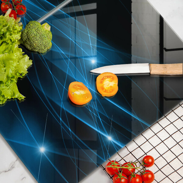 Osłona ściany przy kuchence gazowej Abstrakcja niebieski dym