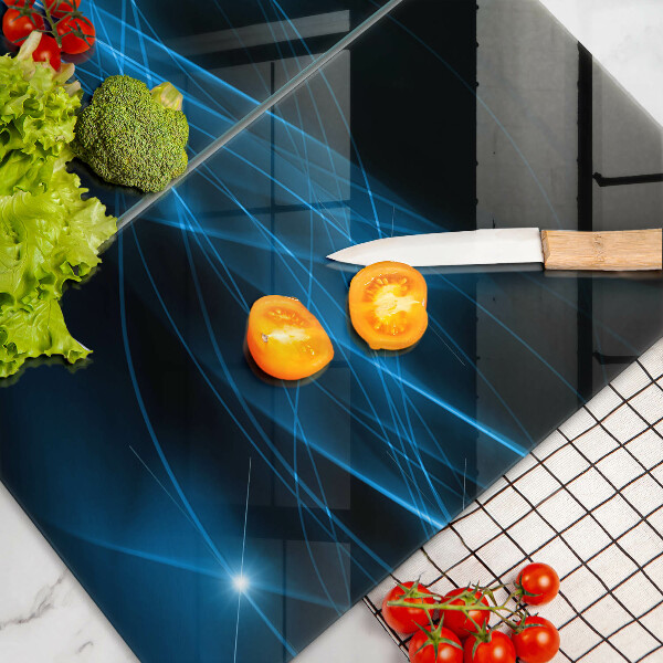 Osłona ściany przy kuchence gazowej Abstrakcja niebieski dym