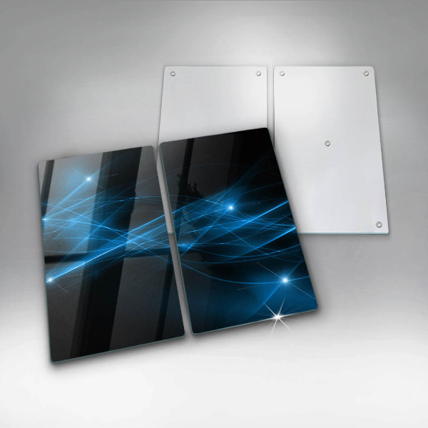 Osłona ściany przy kuchence gazowej Abstrakcja niebieski dym