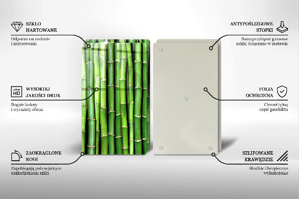 Płyta ochronna na kuchenkę Natura bambusy