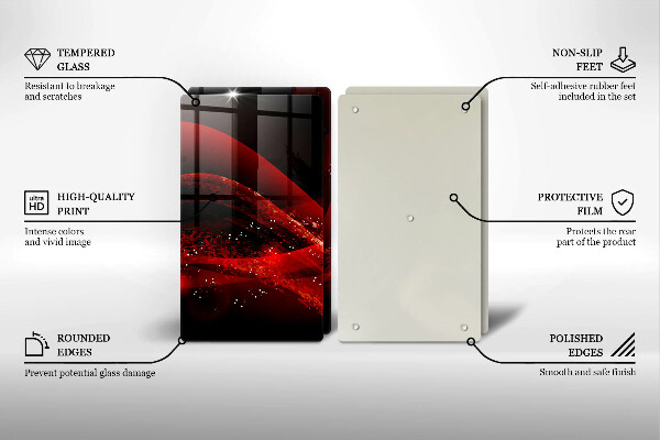 Płyta ochronna na kuchenkę Abstrakcja nowoczesna