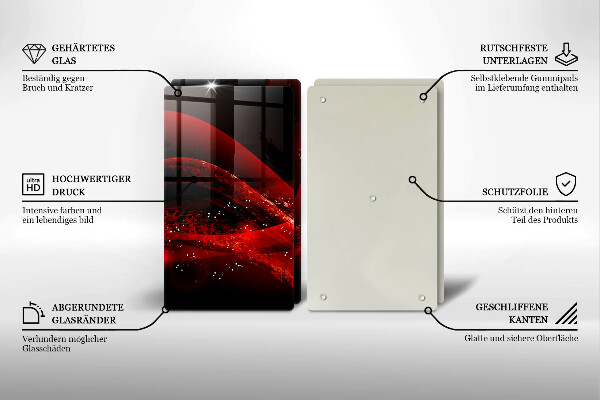 Płyta ochronna na kuchenkę Abstrakcja nowoczesna